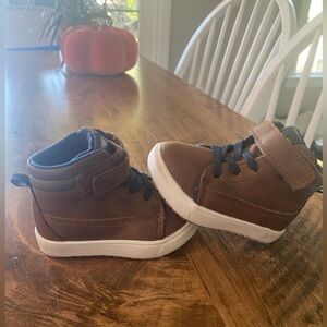 Wonder Nation Boys Brown Boots - Size 4